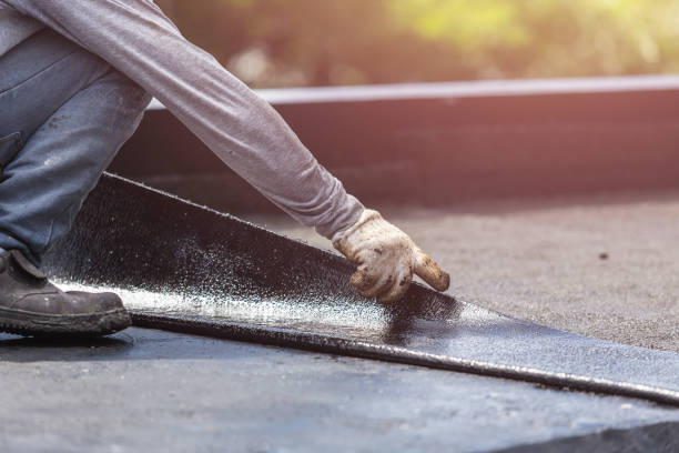 Professional Basement Waterproofing technician working in Park Hills, KY